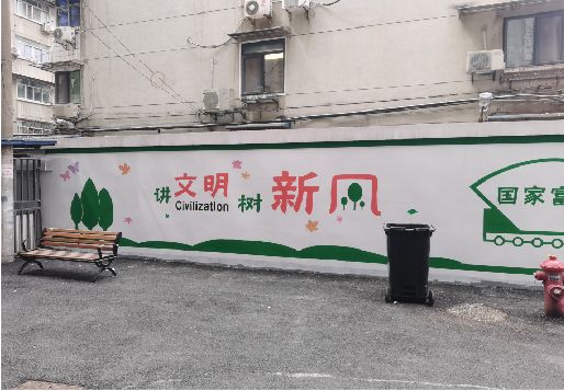 德格社区墙绘
